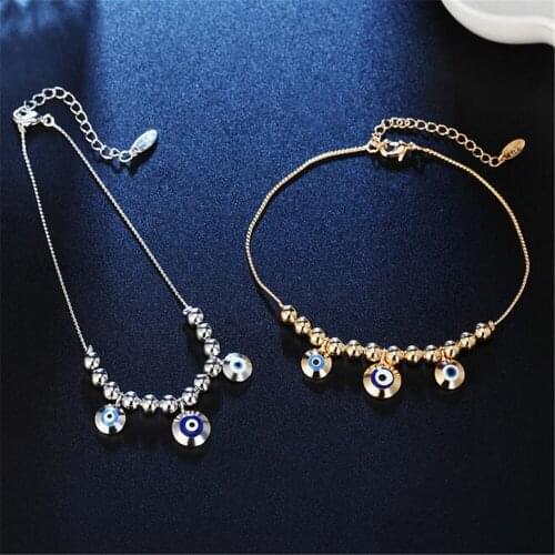 Silver Hollow Beads Fish Eyes Design Silver Glamour Bracelet and Bracelet Women with Murano Silver Bead Bracelet Women