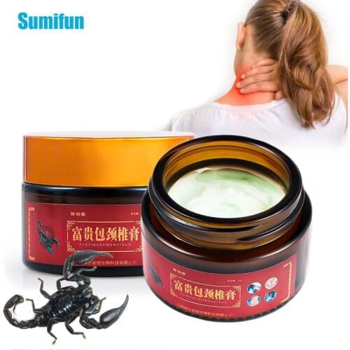 1Pcs 30g Scorpion Analgesic Cream Neck Cervical Joint Muscle Pain Relief Ointment Bone Hyperplasia Ache Massage Medical Plaster