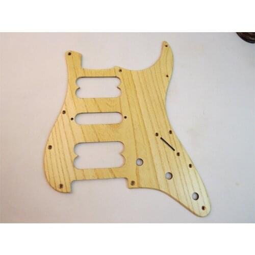 1PCS solid ailanthus wood STRAT GUITAR HSH Pickguard #3595