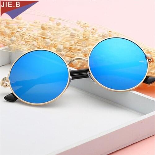 2017 New Fashion glasses Women men Fashion retro roundness colours Girls Sunglasses summer colors UV400 glasses