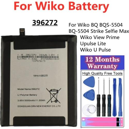 396272 Battery For Wiko Wim Lite / BQS-5504 BQ BQ-5504 Strike Selfie Max / Wiko View Prime / Upulse Lite / Wiko UPulse Battery