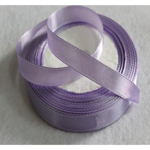 3/8"10mm purple Satin Ribbon For Hairbow DIY Party Decoration, 25Yards/Roll