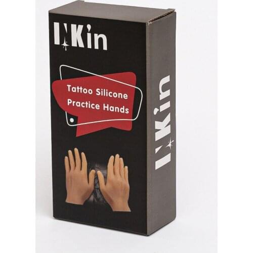DIY 3D Synthetic Hand Tattoo Practice Skin Soft Silicone Flexible Fake Hand For Beginners Tattoo Practice Nail Art Tool 1PCS/Lot