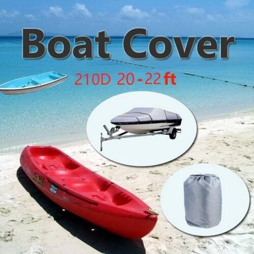 Hot Sell Boat coverSpeedboat cover boat cover fishing boat cover Trailerable Fish Ski V-Hull Weather Proof UV Snow Protected