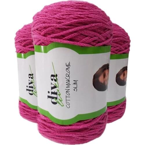 Cotton Macrame Delicately 2244 (dark Pink) 1 Pcs Cotton 250 + 250-299m