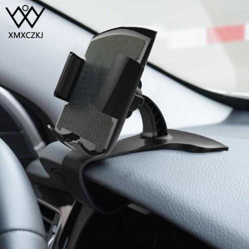 HUD Car Dashboard Mount GPS Cell Phone Clip Stand Adjustable Car Phone Holder Bracket Stand For iPhone 11 Pro Huawei Mate Pro
