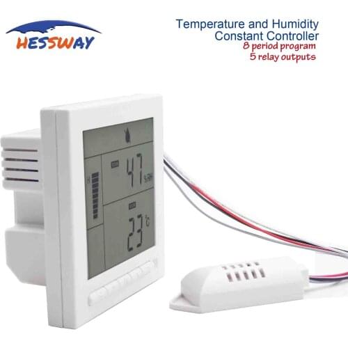 Heating / Cooling / Humidification / Dehumidification Constant temperature and humidity sensor incubator for 5 relay output
