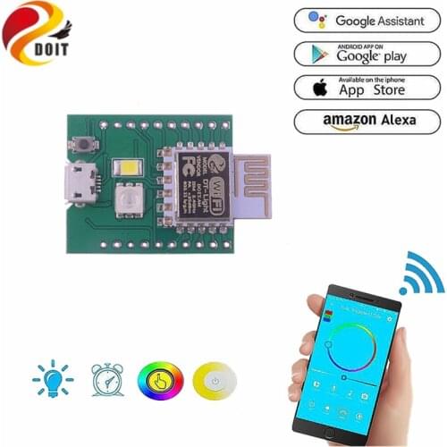 Dt-Light Intelligent 2 Generation Development Board / Built-In App + Cloud Service / Stepless Dimming Color / Wifi Relay