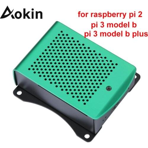 Aokin Case for raspberry pi 3 model b Metal Enclosure RPI 3 Box Compatible with Raspberry Pi 3 Model B Plus