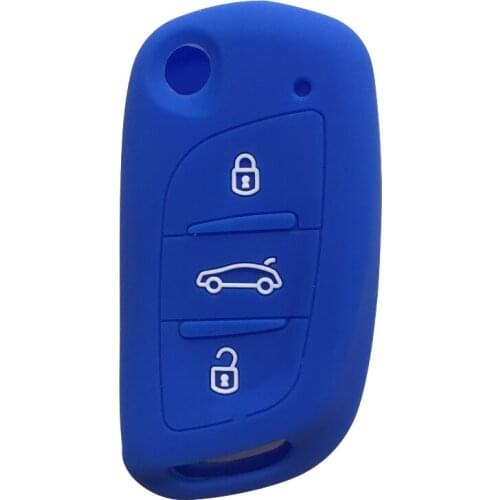3 Button Modified Flip Key Case for Peugeot 407 306 807 5008 Car Key Holder for Citroen C2 C4 C5 Berlingo Xsara Picasso Folding