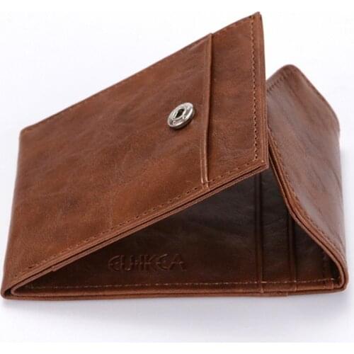 Fashion RFID Wallet Women Men Mini Ultrathin Leather Wallet Slim Wallet Coins Purse Credit ID & Card Holders Card Cases