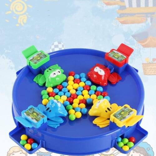 Desktop Puzzle Game Pac-Frog Crazy Greedy Frog Parent-child Interactive Multiplayer Toy for Family Gifts