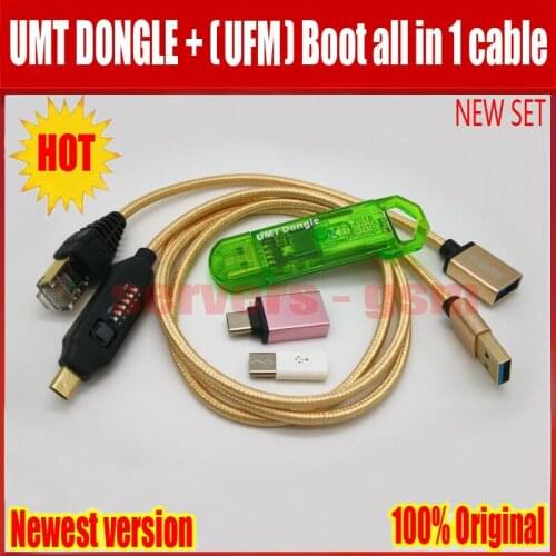 New 100% ORIGINAL UMT Dongle/Ultimate Multi Tool (UMT) Dongle + UMF ALL Boot Cable