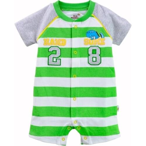 Baby boys clothes Newborn Shortall Baby One piece Clothes Toddler Overalls Babywear baby jumpsuit green