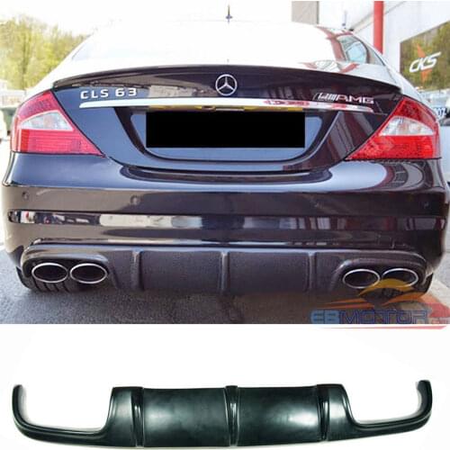 Home / For MERCEDES BENZ / W218 W219 / FRP Rear Add-on Bumper Diffuser for Mercedes Benz W219 CLS AMG CLS55 CLS63 2006-2010 M086