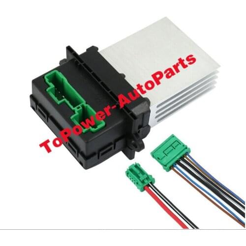 Heater Blower Resistor&Connector Wire 6441.L2 7701207718 7701048390 For Citroenn C2 C3 C5 Peugeott 207 Renaultt Clio 27150-ED70A