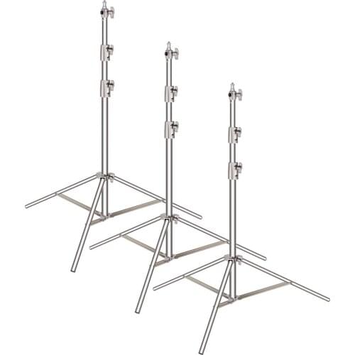 Neewer Stainless Steel Light Stand 102 inches/260cm Heavy Duty for Studio Softbox, Monolight and Other Photographic Equipment