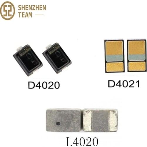 SZteam 10pcs/lot L4021 D4021 L4020 D4020 For iPhone 6S 6SP L4020 Backlight Back light boost inductance Coil diode
