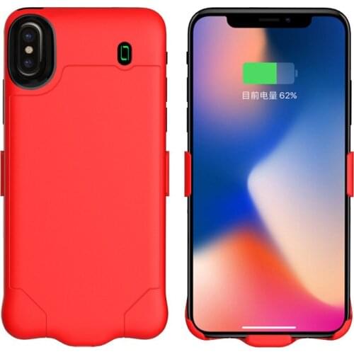 6000mAh Battery Case For iPhone X Ultra Thin Backup Charger Cover For iPhone X Power Bank Battery Charger Case Coque