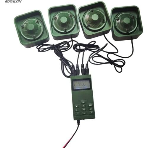 Decoy Mp3 Bird Caller Sounds Player Built-in 200 Bird Voice Hunting Decoy with 4 Players 4X50W Animal Caller