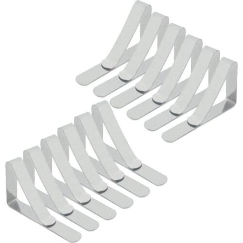Tablecloth Clips,12 Pack Stainless Steel Table Cloth Holder Table Cover Clamps for Home/Marquees/Wedding/Party/Picnic/Indoor/Out