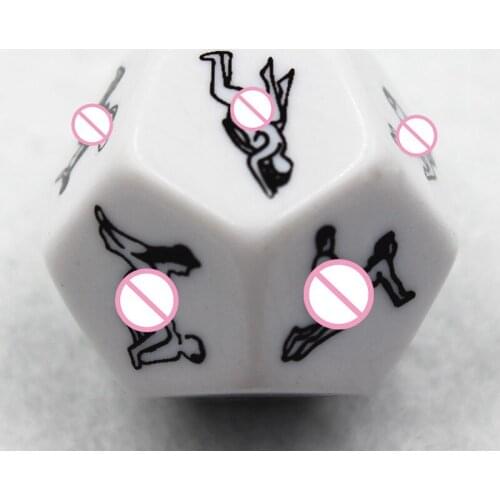 2.5cm Funny Sexy Toy for Couple Adult Sexy Game 12 Positions Dice Sexy Romance Adult Humor Erotic Make love Toys