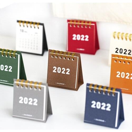 2021 2022 Simple Black White Grey Series Desktop Calendar Dual Daily Schedule Table Planner Yearly Agenda Organizer Office