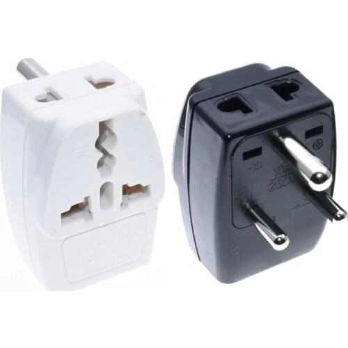INDIA, Sri Lanka 3 Multi Outlet Type D Electrical Power Plug Travel Adapter