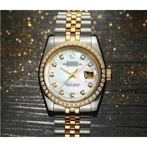 37mm Sangdo Business watch Automatic Self-Wind movement High quality Mechanical watches Mens watch 036A