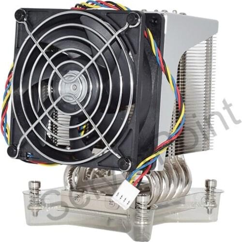 4U Active CPU Heatsink Cooling for X9 UP/DP Systems SNK-P0050AP4 Active Cpu Heatheat Sink And Fan For X9