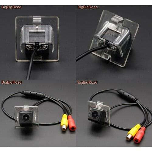 BigBigRoad For Toyota 4runner Fortuner Prado LC150 2700 4000 Car HD Rear View Backup CCD Camera Auto Backup Monitor Wide Angle