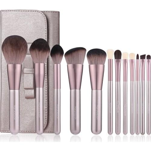 Large Small Concealer Brush High Gloss Foundation Loose Powder Eyebrow Brush Makeup Brush 10 9-piece Set Beauty Tools Super Soft