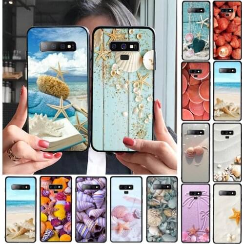 Colored artistic sea shells Phone Cases for iphone 11 12 Samsung A S 51 71 10 21 70 30 20 S Pro max x 5G Soft silicone cover
