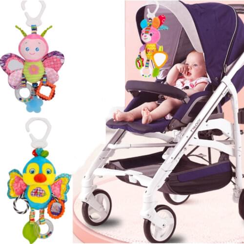 Cartoon Baby Toys Bed Stroller mobile Hanging Rattles Newborn Plush infant toys for Baby Boys Girls gifts 0-12 months