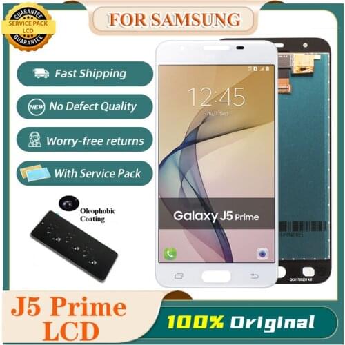 10/pcs Original 5.0" LCD Replacement for SAMSUNG Galaxy J5 Prime G570 G570F On5 2016 G5700 Display Touch Screen Assembly