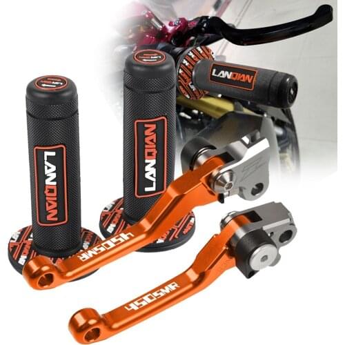 For 450SMR 450 SMR 2006-2008 2007 Motorcycle Dirt Bike CNC Aluminum Accessories Brake Clutch Pivot Levers Hand Grip Handlebar