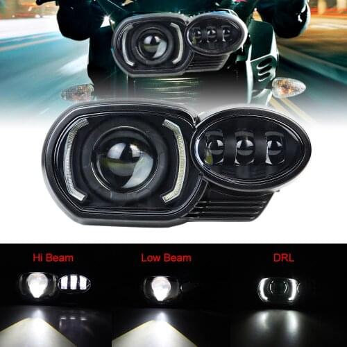 K1200R K1300R Headlight Upgrade Replacement Motorcycle Led Headlamp with DRL for BMW K1200R 2005~2009 K1300R 2010~2013