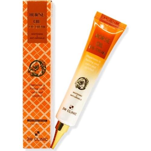 Korea Cosmetic 3W CLINIC Horse Oil Eye Cream 40ml Eyes Creams Ageless Firming Eye Anti Puffiness Remover Dark Circles Skin Care