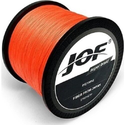Hot Weave 100% Super Power JOF 4 Strands Multicolor 500M PE Braid Fishing Line Sea Saltwater