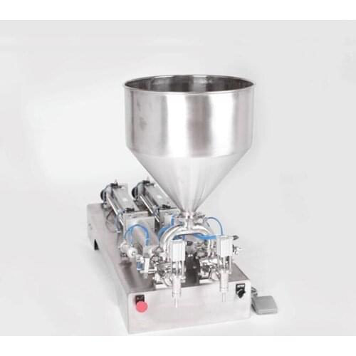 Pneumatic Paste Filling Machine Double Head High Precision Paste Liquid Filling Machine