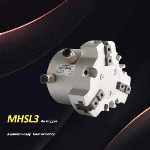MHSL3 3 Finger Long Stroke Parallel Air Gripper Cylinder MHSL3-16D MHSL3-20D MHSL3-25D