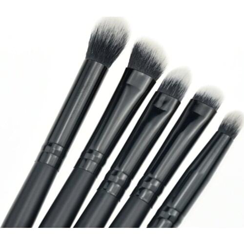 5pcs/set Basic Eye shadow Makeup brushes Set Detail Eyeshadow Angled Eye Crease Smudge make up brushes Concealer Brush kit tools