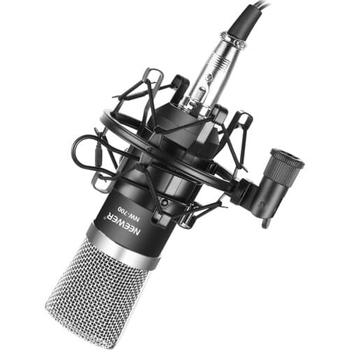 Neewer NW700 Professional Studio Music Broadcasting&Recording Condenser Microphone Set:Microphone+Shock Mount+Foam Cap+Cable