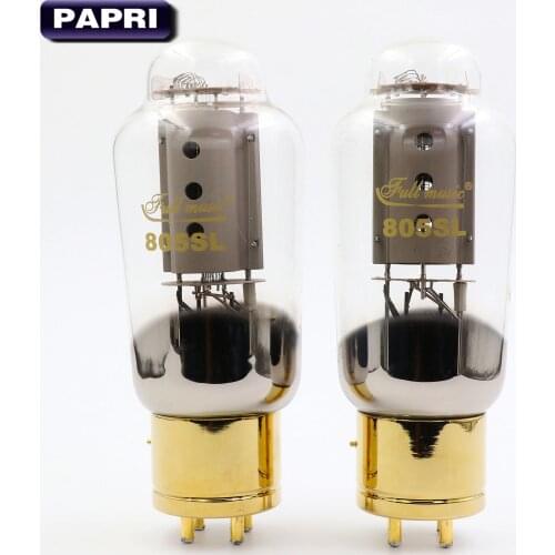 New TJ Fullmusic 805SL Vacuum Tube Vintage DIY Replace 805 Tube For HiFi Amplifier Audio Speaker 2PCS/Lot Test Matched Pair