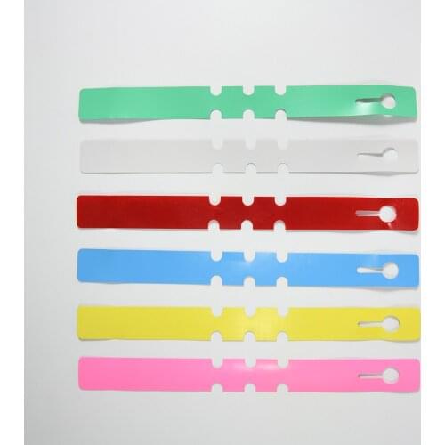 PVC Plastic Plant Marker Plant Lableplant Markers for Garden Ring Plant Tag 21*2cm Waterproof Reusable Garden Labels