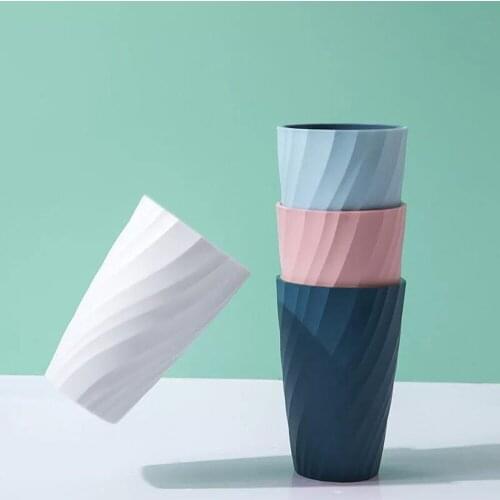 Simple Nordic Travel Portable Bathroom Washing Cup PP Toothbrush Holder Good Morning Tooth Brush Storage Organizer Cup