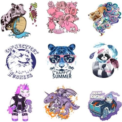 Iron on Transfer for Clothing Thermoadhesive Patches Stickers Diy Fashion Patch Textile Vinyl Stripes Appliques for Jackets C