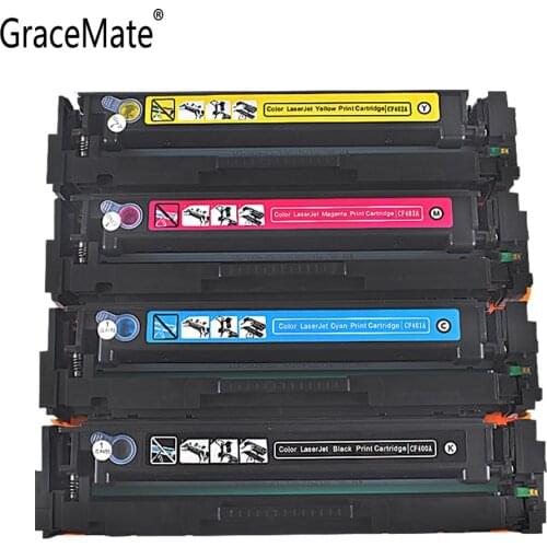 GraceMate Toner Cartridge 410A CF410A CF411A CF412A CF413A Compatible for HP M452dn M452dw M452nw M377dw M477fdn M477fdw Printer