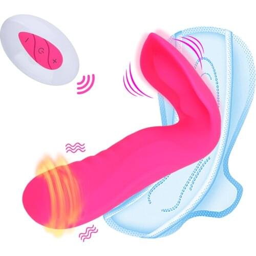 Vibrators G-spot Massager Wearable Vibrator Clit Stimulator Heating Sex Toys for Women Adult Panties Lay On Dildo Vibrator