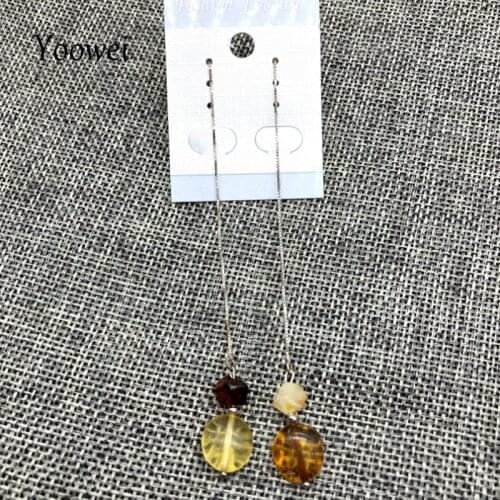 Yoowei Women's Silver Earrings